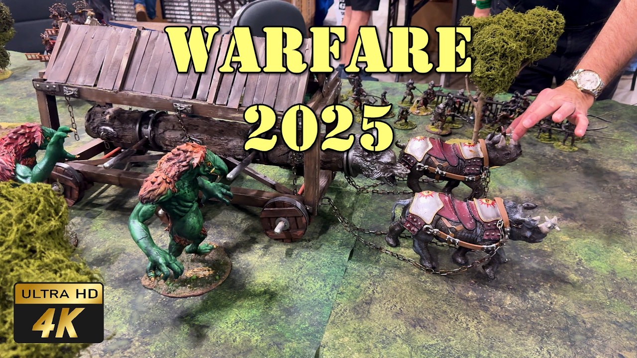 Военная игровая выставка Warfare 2025 в Фарнборо — полные впечатления!