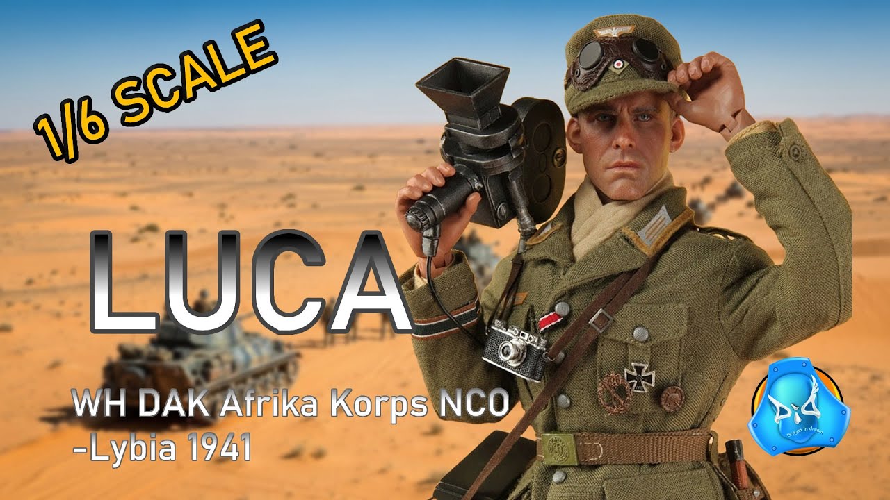 Luca DAK Afrika WH Korps NCO - Lybia 1941#onesixthscale #ww2 #DID #Africa #corps