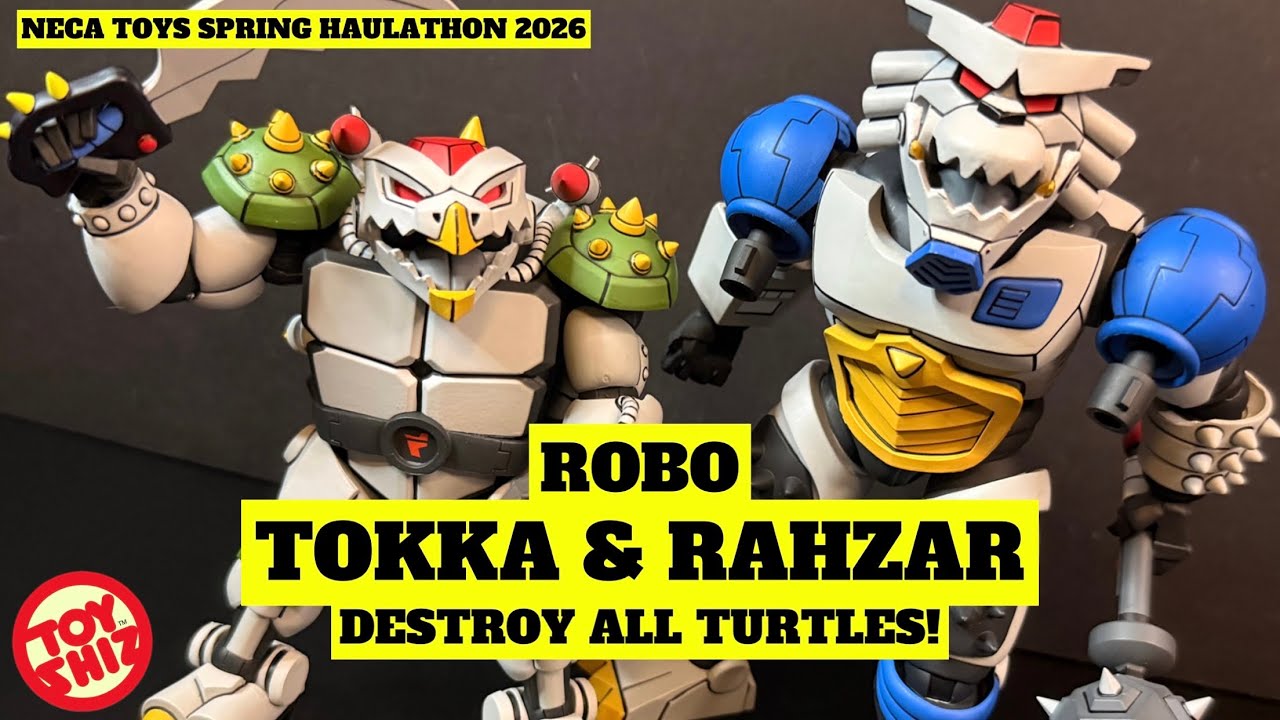 2026 ONE ROBO & RAHZAR ROBO | Эксклюзив Target, мультфильм TMNT | Игрушки NECA