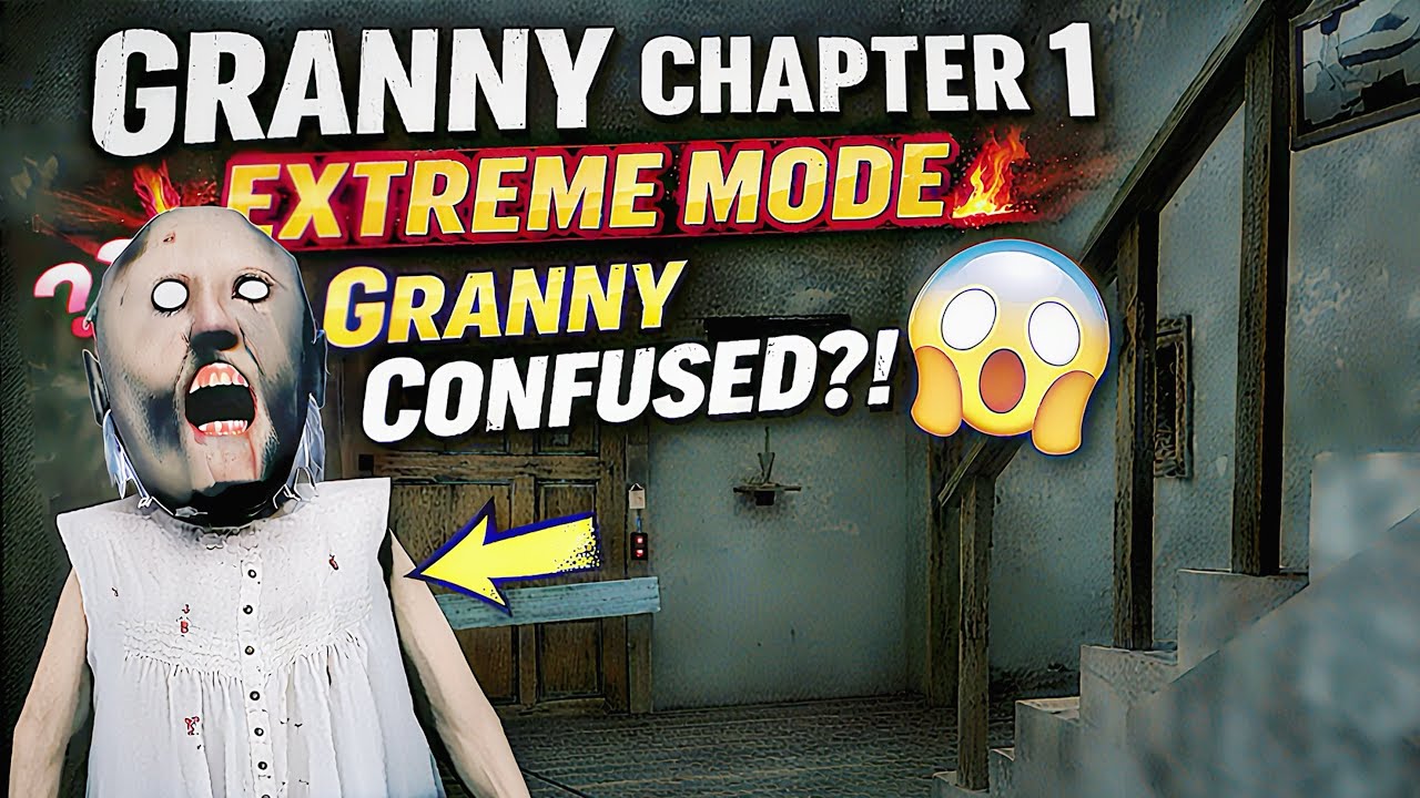 Granny Ko EXTREME Mode Mein Hila Diya! 😈🔥 Confused?😱#granny #horror #gaming 