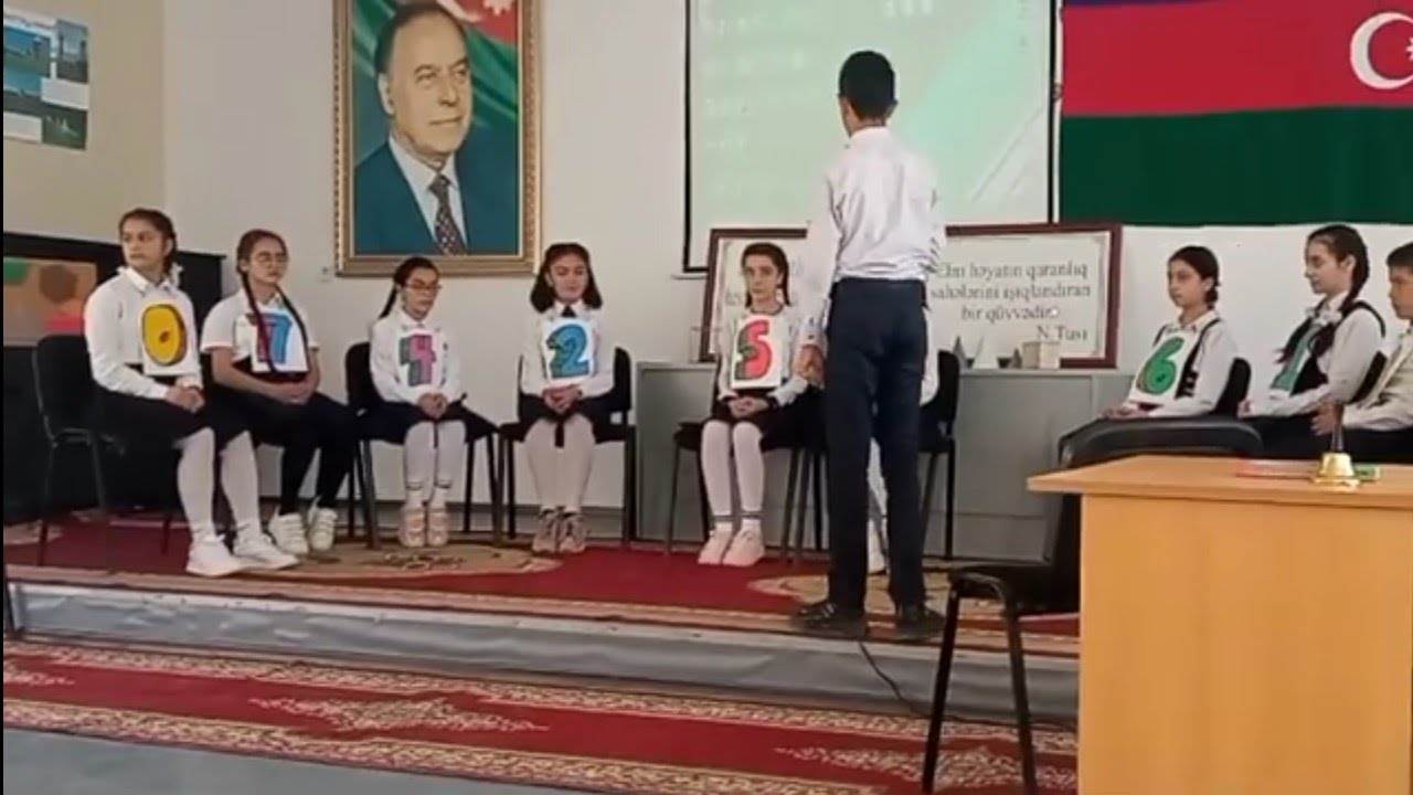 Riyaziyyat Gecəsi. Riyaziyyat haqqında tedbir . Fiqurlar , ededlerin sehnesi vs. #110sayli