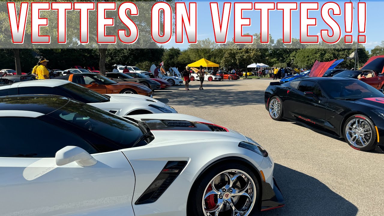 So Many WILD Corvettes - DFW Kings & Queens 3rd Annual Car Show (And Picnic!!)