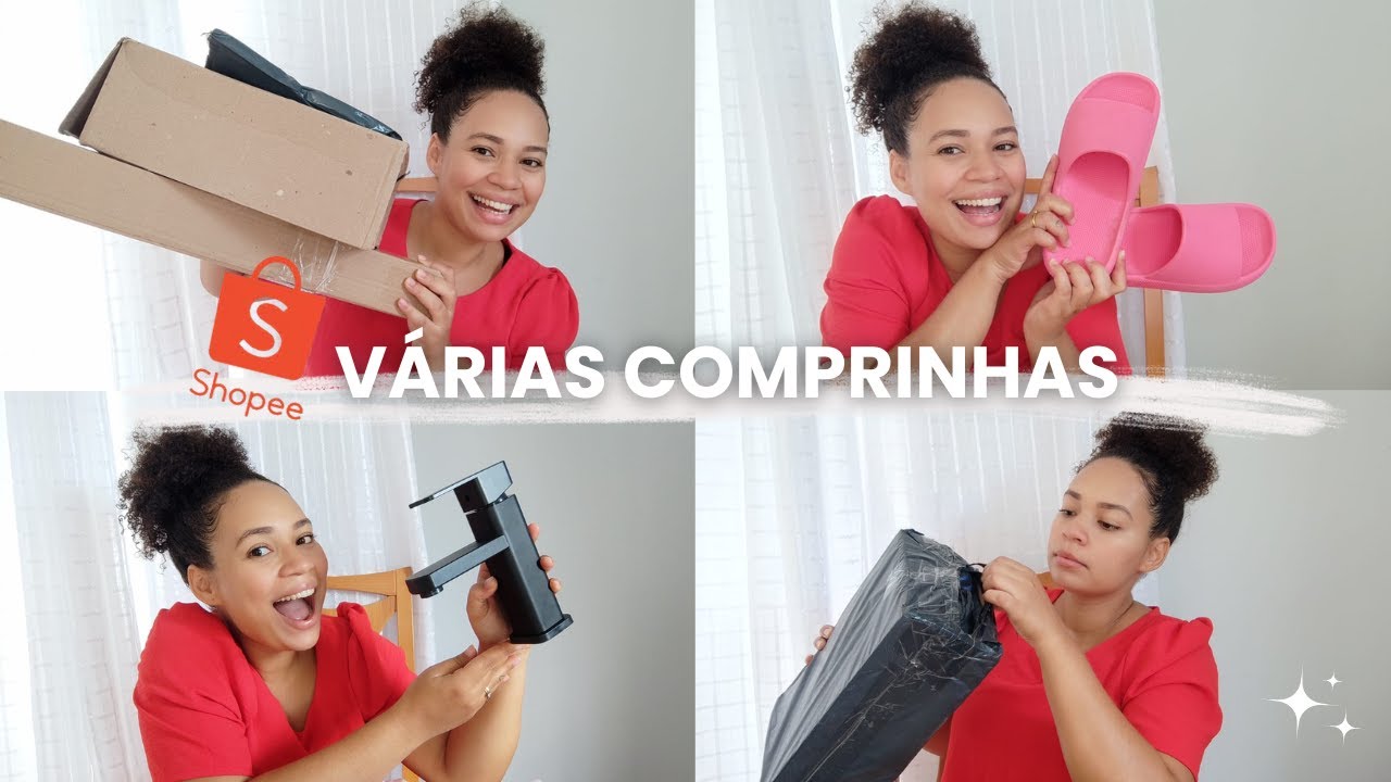COMPRINHAS PRA CASA NA SHOPEE: itens de decoração, torneira gourmet, produto de casa, sandália nuvem