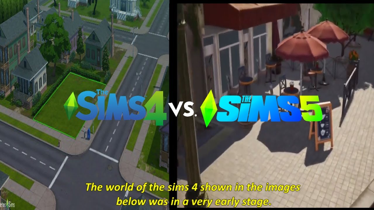 Sims 5 VS. Sims 4 BETA Comparison: Which One is Better?  #sims5 #thesims  #sims4  #thesims5