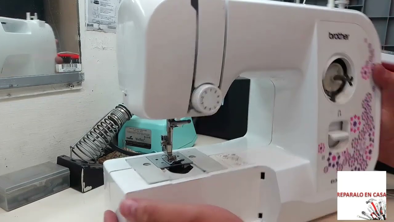 como abrir la máquina de coser brother BX3000