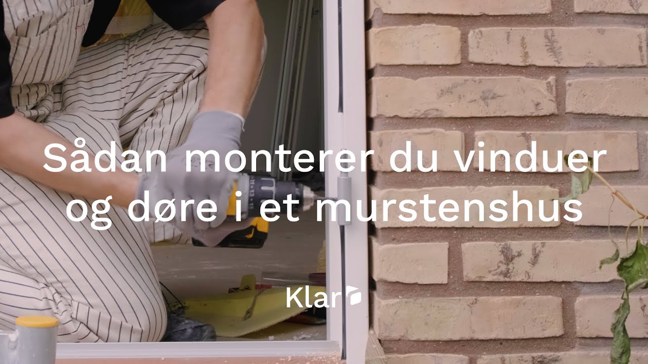 Sådan monterer du vinduer og døre i et murstenshus: Udskift vindue med dør