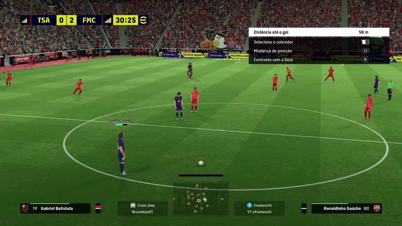 PÓS ATUALIZAÇÃO GAMEPLAY DE EFOOTBALL LIGA AO VIVO