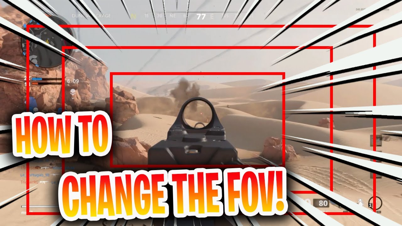 How to change the FOV (Field of View) in BLACK OPS COLD WAR BETA!