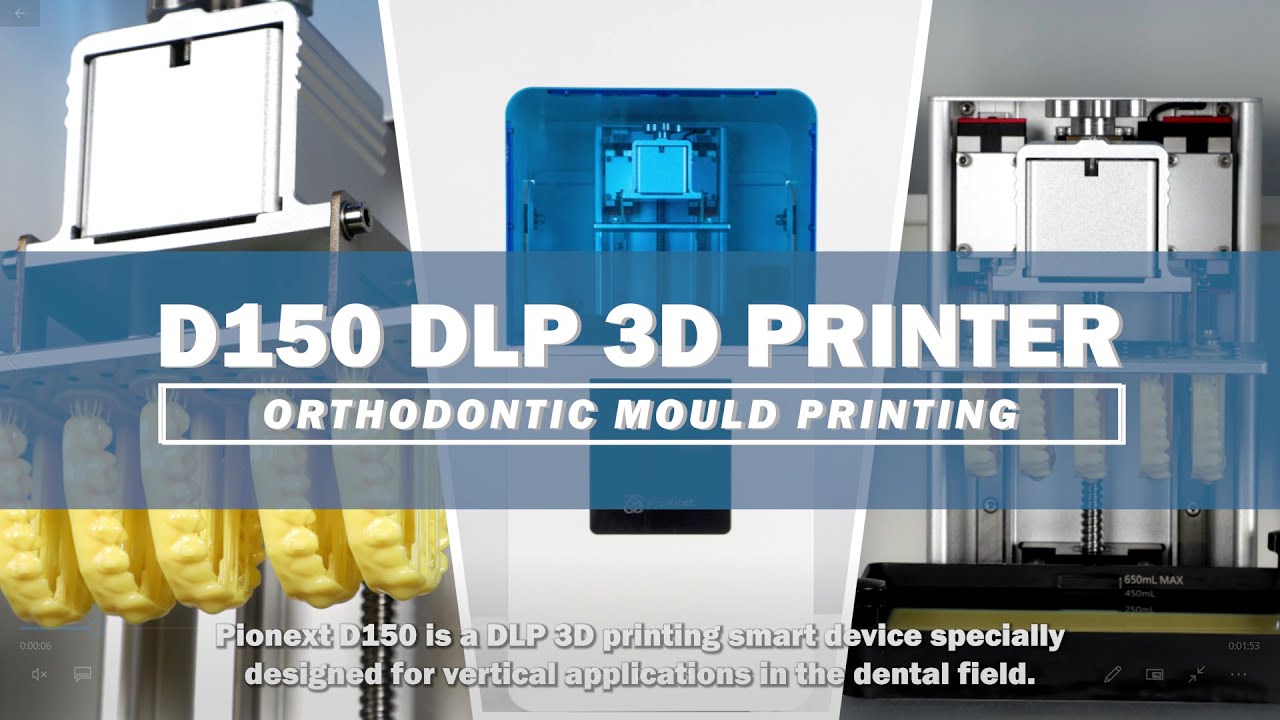 D150 DLP Dental 3D Printer Orthodontic Mould Printing
