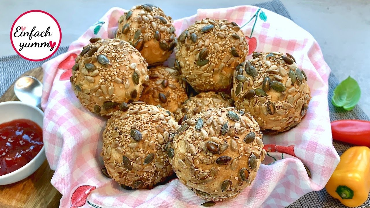 Kleine Sattmacher 😋  schnelle Körner Brötchen  (ohne Gehzeit)   Thermomix® TM5/TM6