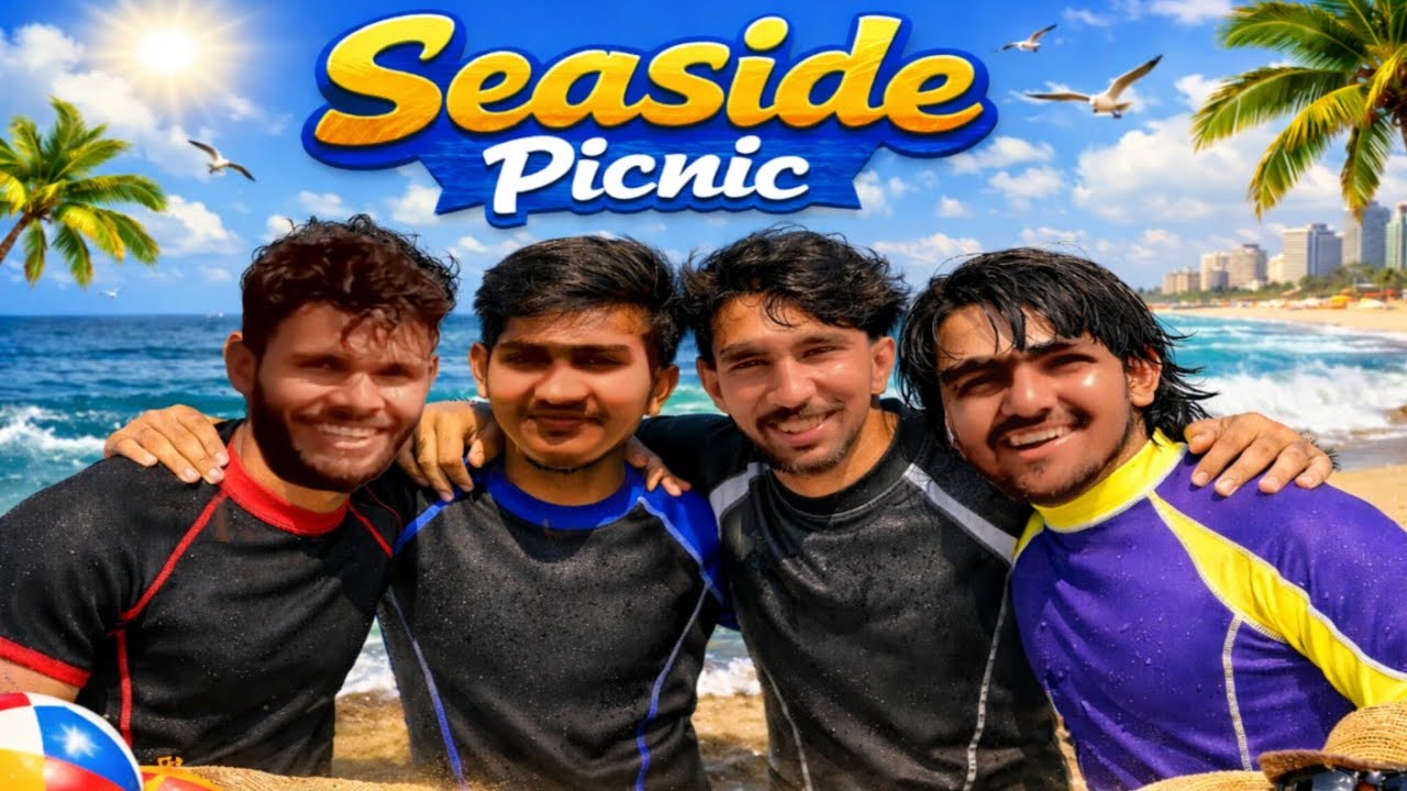 Doston k sath pehli bar seaside picnic😍 Doston k sath picnic [Ameer Hamza Malkan]
