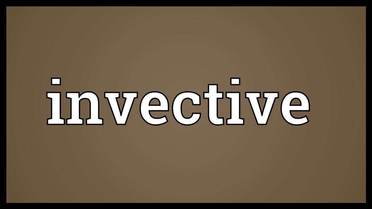 Invective Meaning