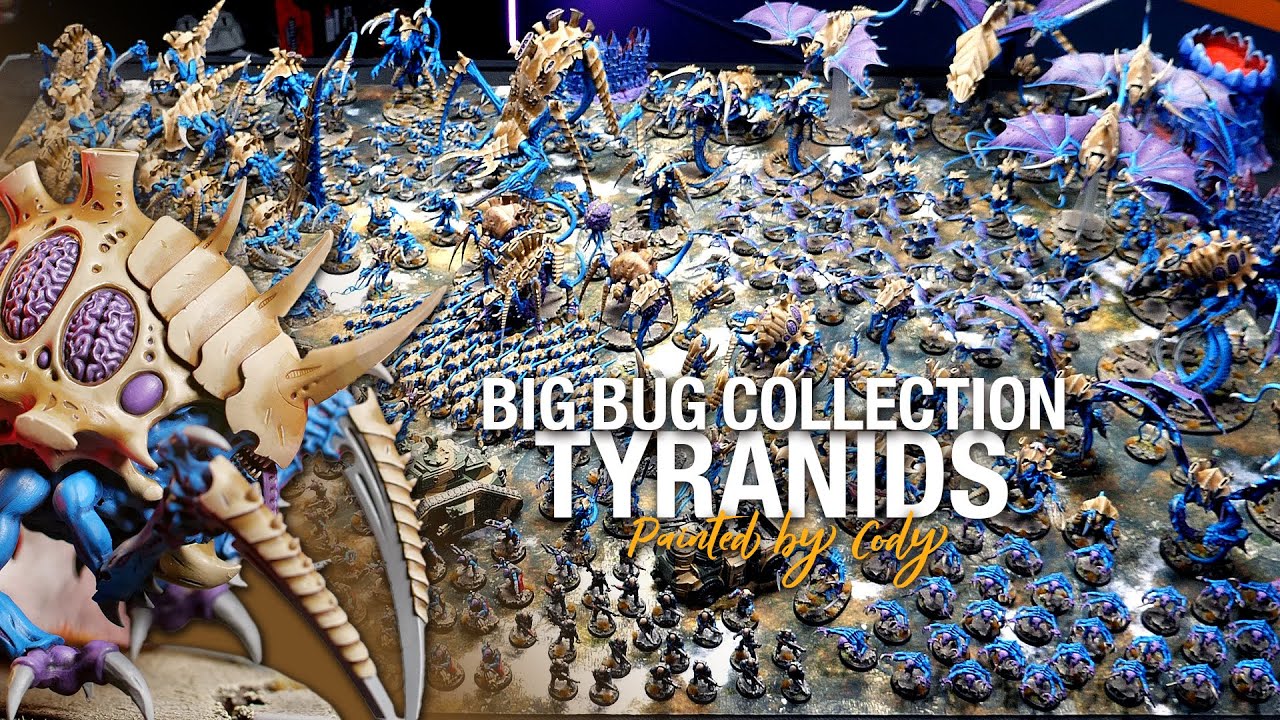 This army is bigger than our table!  Tyranid Army showcase.
