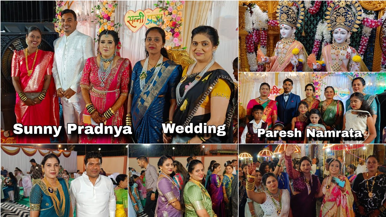 Wedding | Pradnya Sunny & Paresh Namrata | Baps Mandir Uran Mora #marriage #fashion #makeup #style