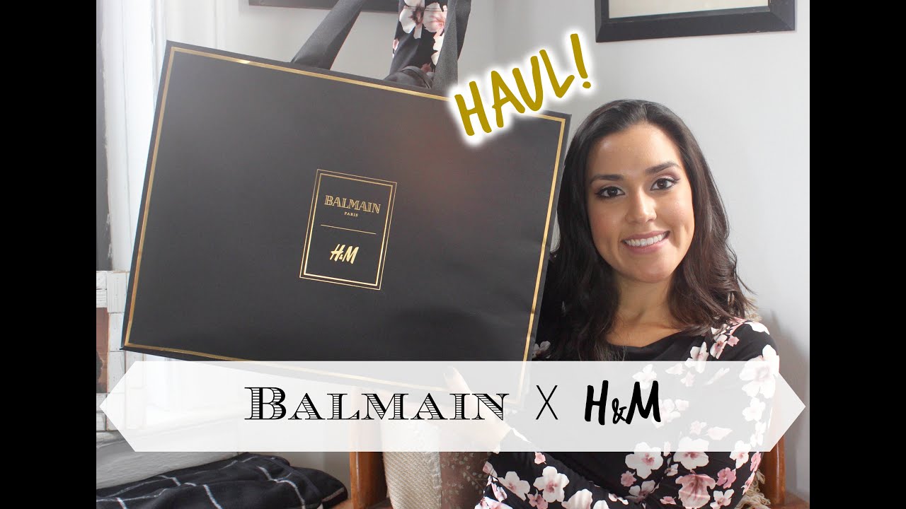 Balmain x H&M Haul
