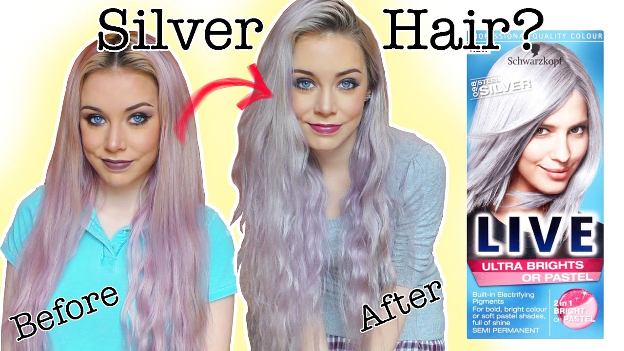SCHWARZKOPF LIVE ULTRA BRIGHTS OR PASTEL | 098 STEEL SILVER | FIRST IMPRESSIONS | ELLIE KING