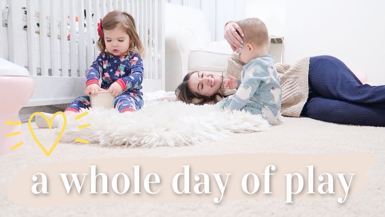 baby's first haircut + a whole day of playing with the kids | STAY AT HOME MOM VLOG | KAYLA BUELL