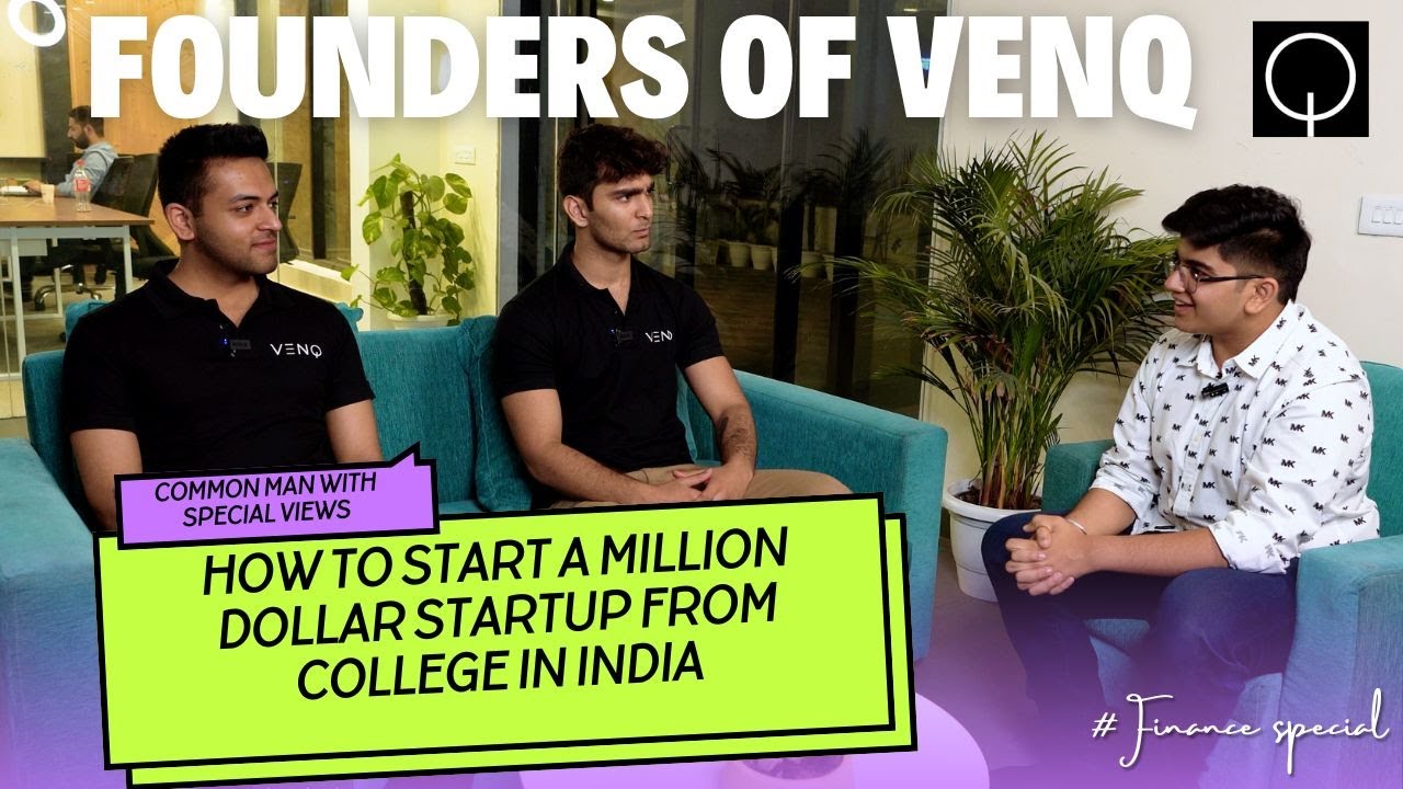 How to start a million dollar startup in your teenage years in India in 2024 | founders of @venqtech
