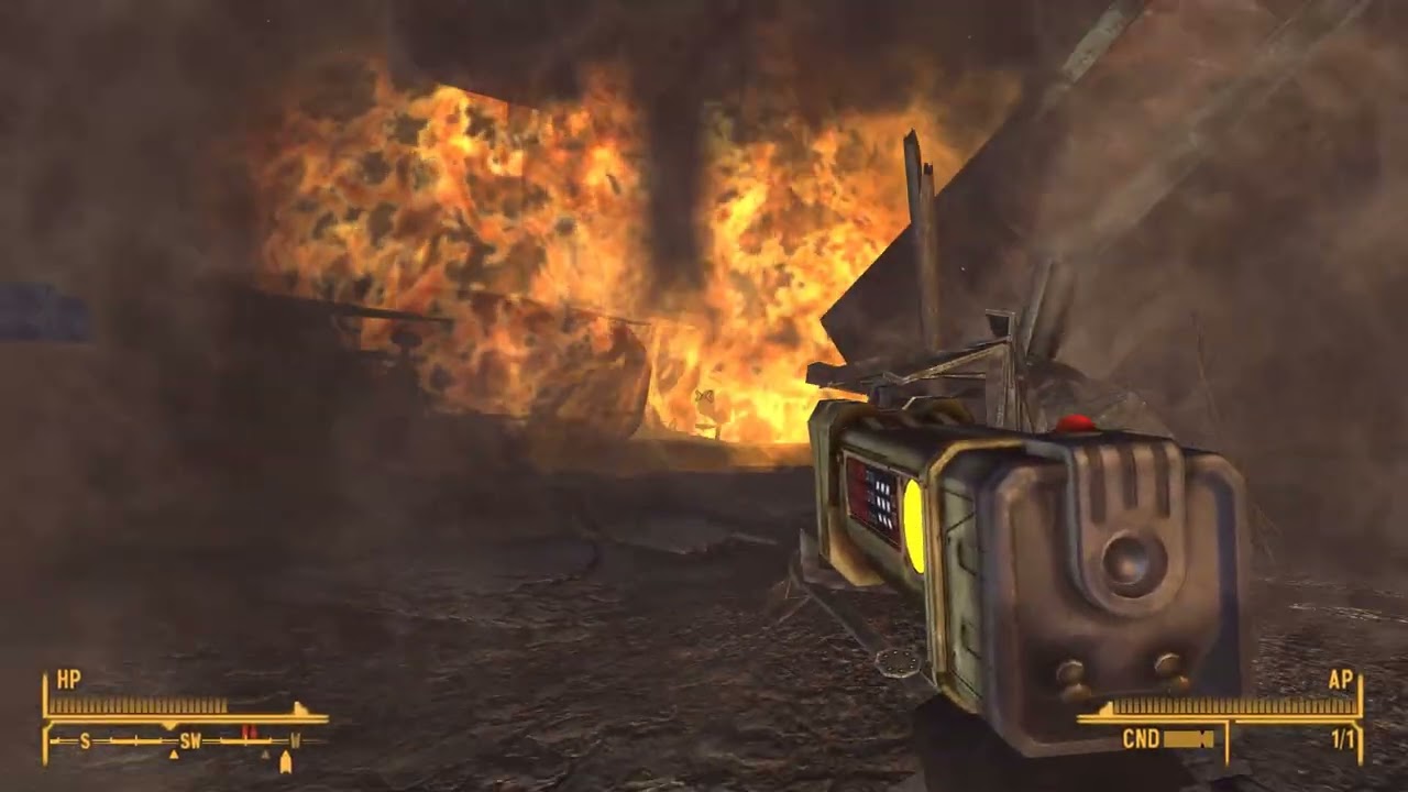Fallout: New Vegas Lonesome Road DLC Part 5-Getting to the collapsed tunnel
