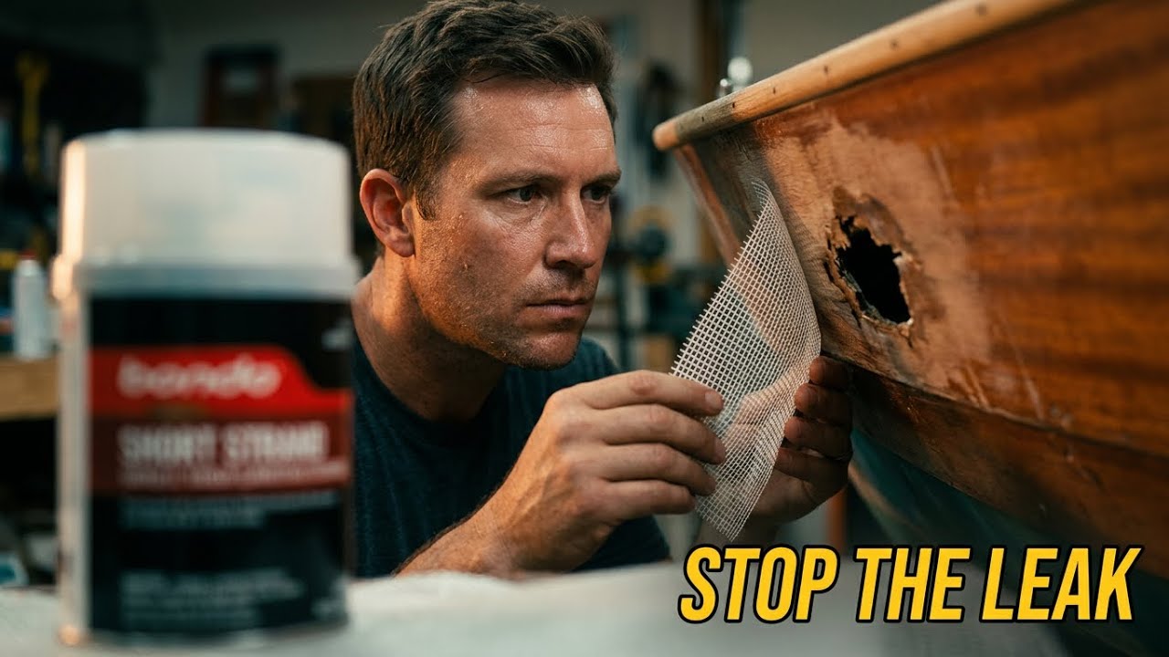 How to Patch a Hole in a Wooden Boat