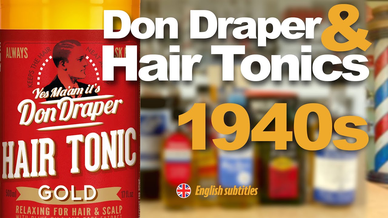 Don Draper Hair Tonic GOLD & Hair Tonics der 1940er? Für was ist Hair Tonic gut? English subtitles