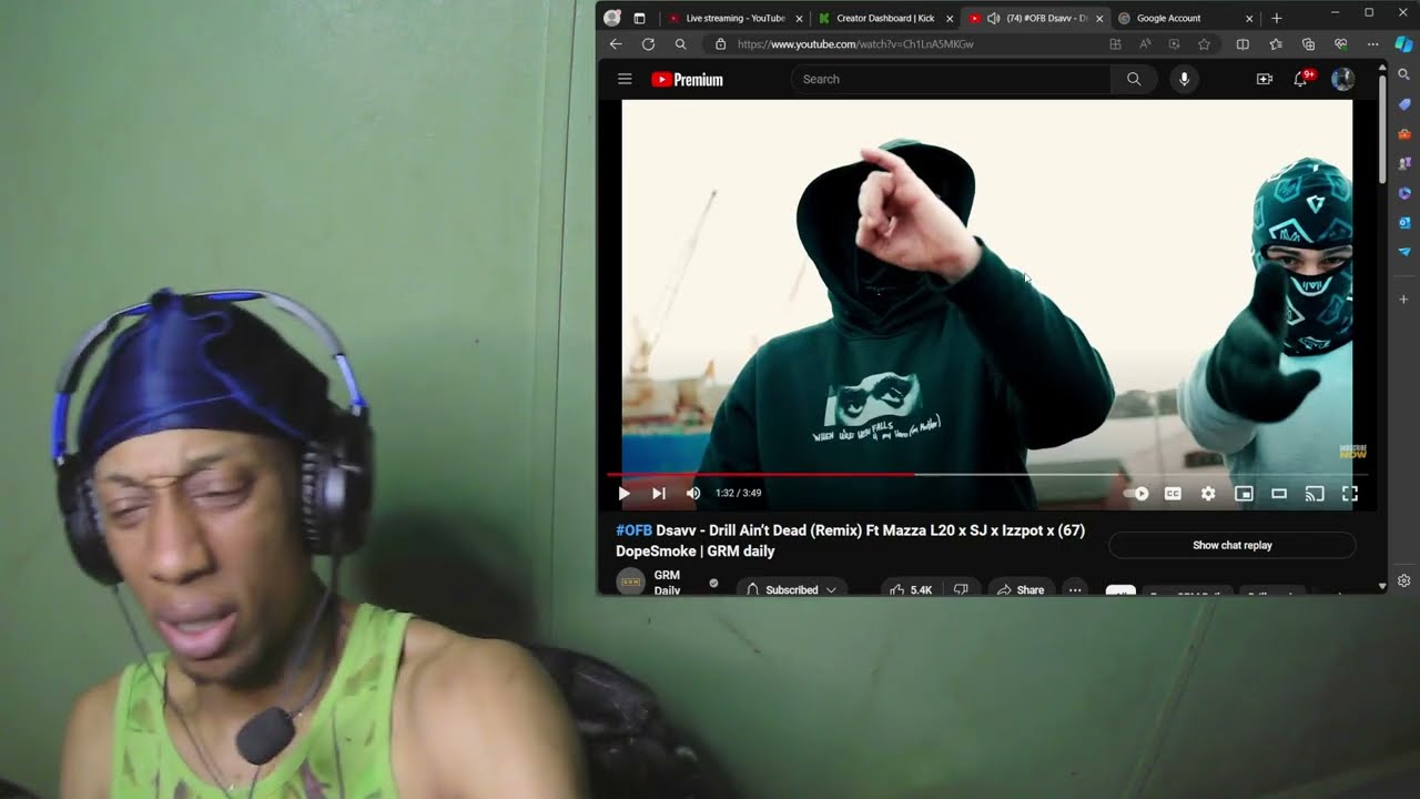 #OFB DSAVV - DRILL AINT DEAD (REMIX) FT MAZZA L20 x SJ x IZZPOT x (67) DOPESMOKE #reaction #w3r3actz