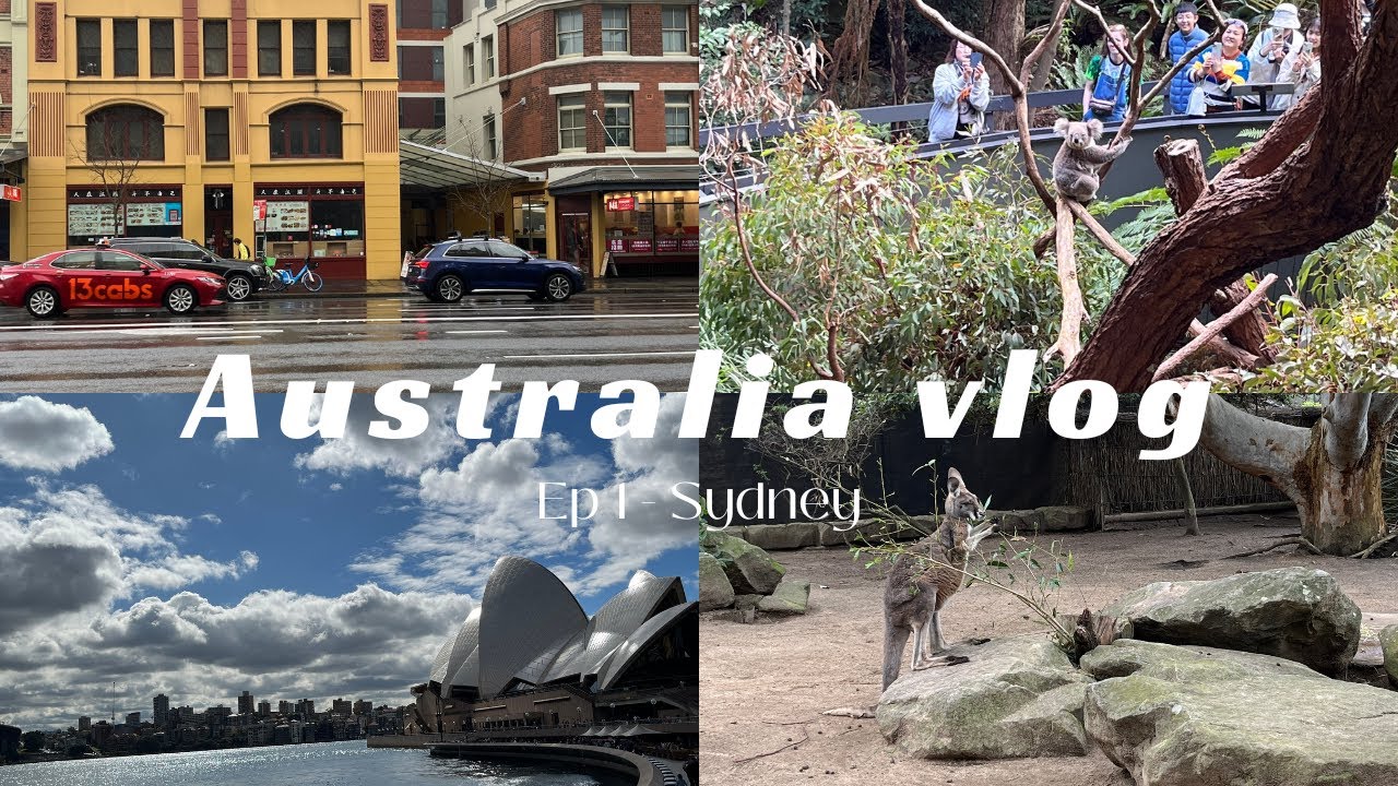 australia vlog (2023) ep.1: sydney | opera house, taronga zoo
