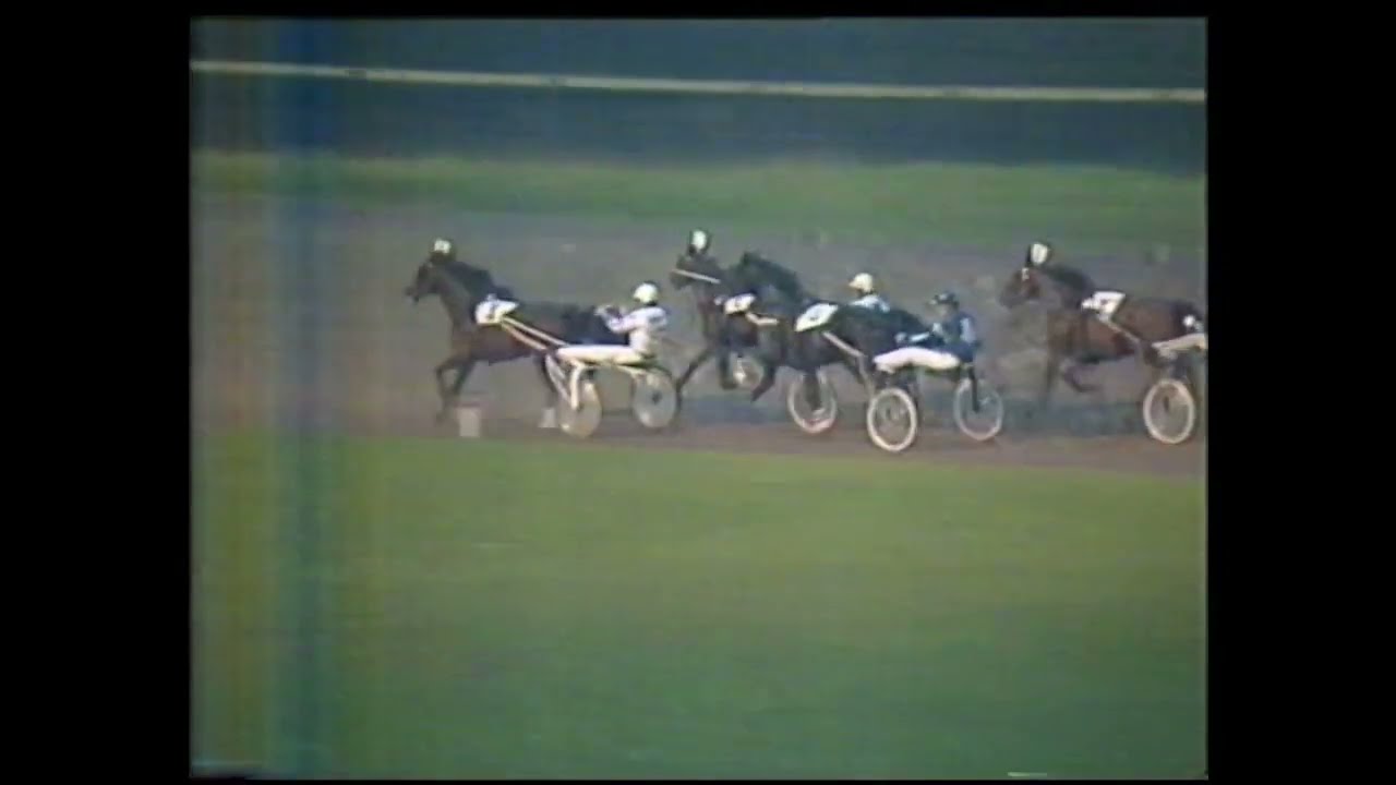 Callit & Karl O Johansson vinner Hugo Åbergs Memorial på Jägersro 1988. Segertid 1.12,4a/1 609 m.