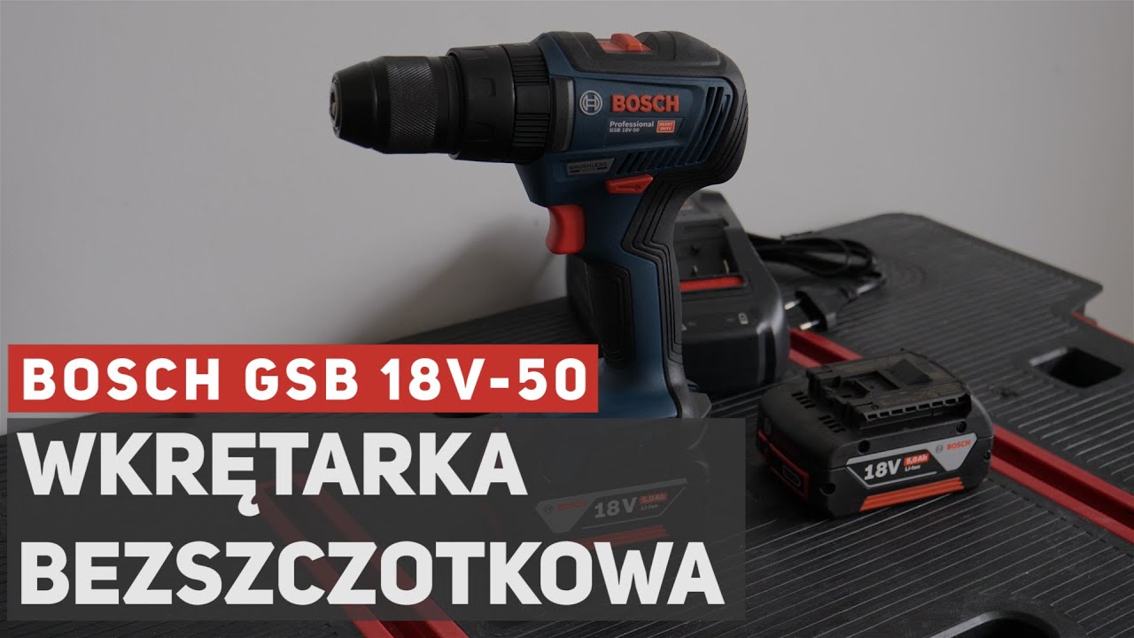 Wkrętarka bezszczotkowa Bosch GSR/GSB 18V-50
