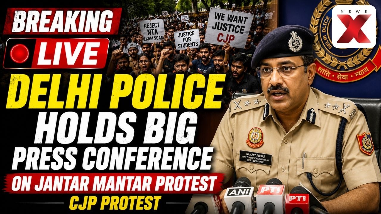 Delhi Police LIVE: Big Press Conference on Jantar Mantar CJP Protest | FRS | NewsX