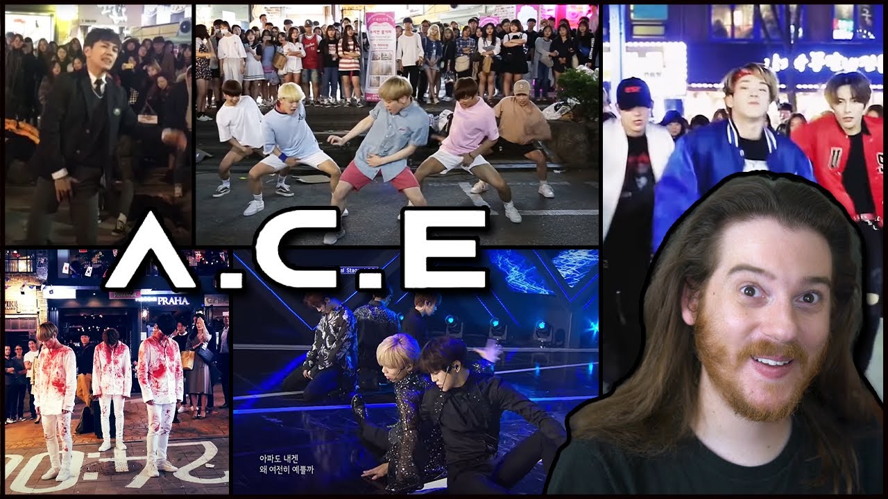 A.C.E.: Busking to BTS & Slow Dive Live REACTIONS!