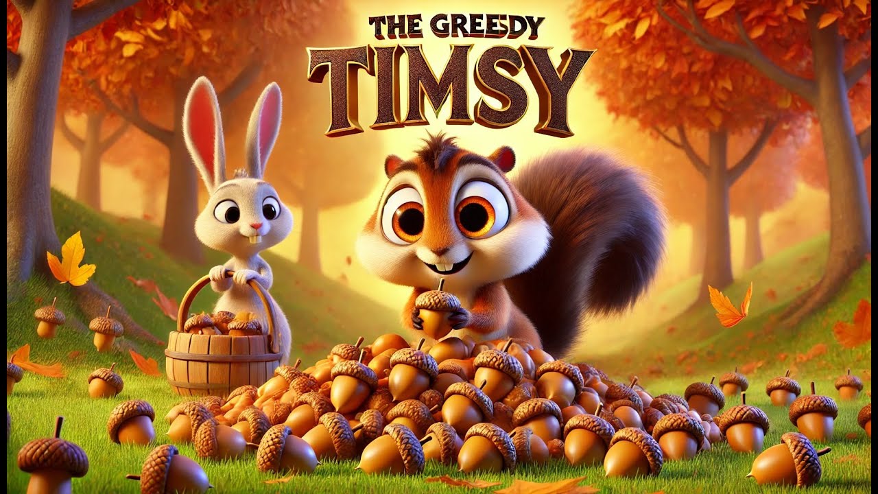 The Greedy Squirrel : A Tale for Kids | Bedtime Stories For Kids | Bedtime Stories  |  #kidsstories