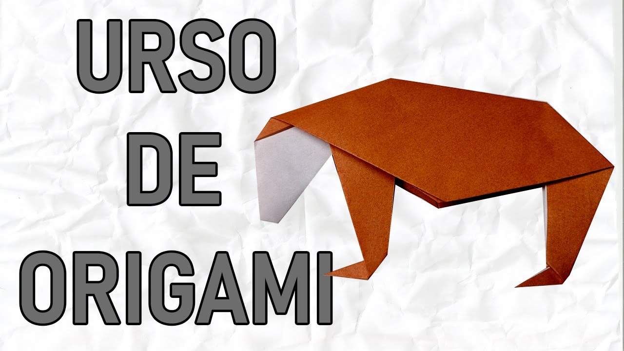 URSO DE ORIGAMI