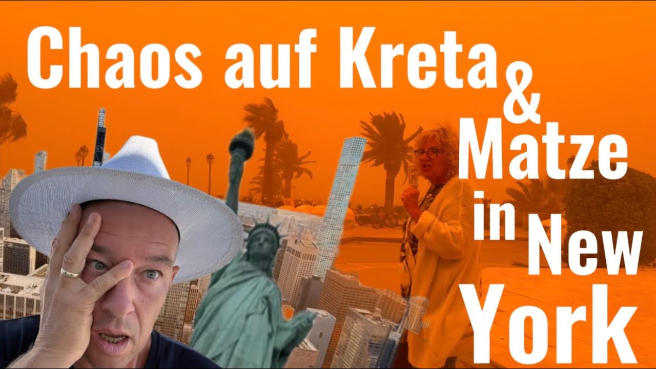 Sand aus der Sahara ￼& Starkregen ￼stoppen den bau der Villen.￼ Doch ￼Matze ist in New York 