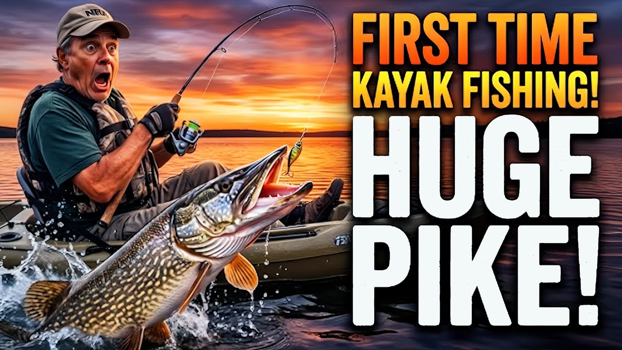 Kayak Fishing For The First Time - Unexpected Pike Catch!