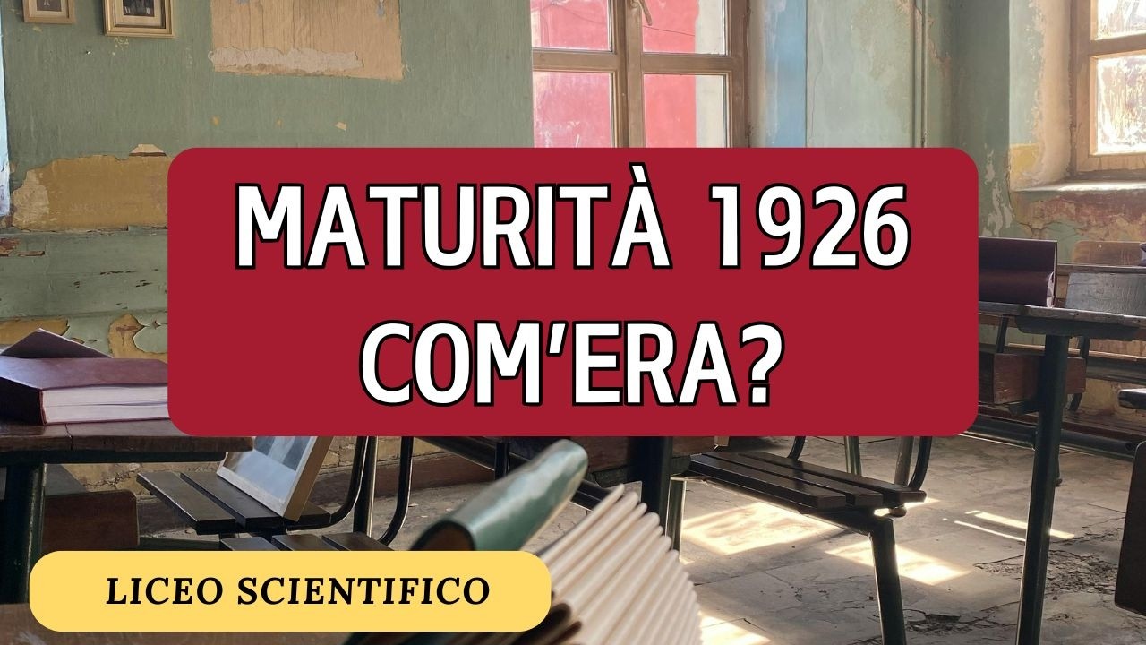 Com'erano gli esami di maturit&agrave; nel 1926? | Risolviamo la prova di matematica del liceo scientifico