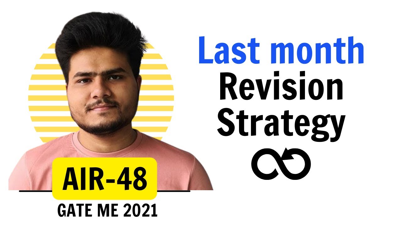 Last month Revision Plan for GATE Mechanical &bull; AIR 48 GATE Topper &bull; EXERGIC