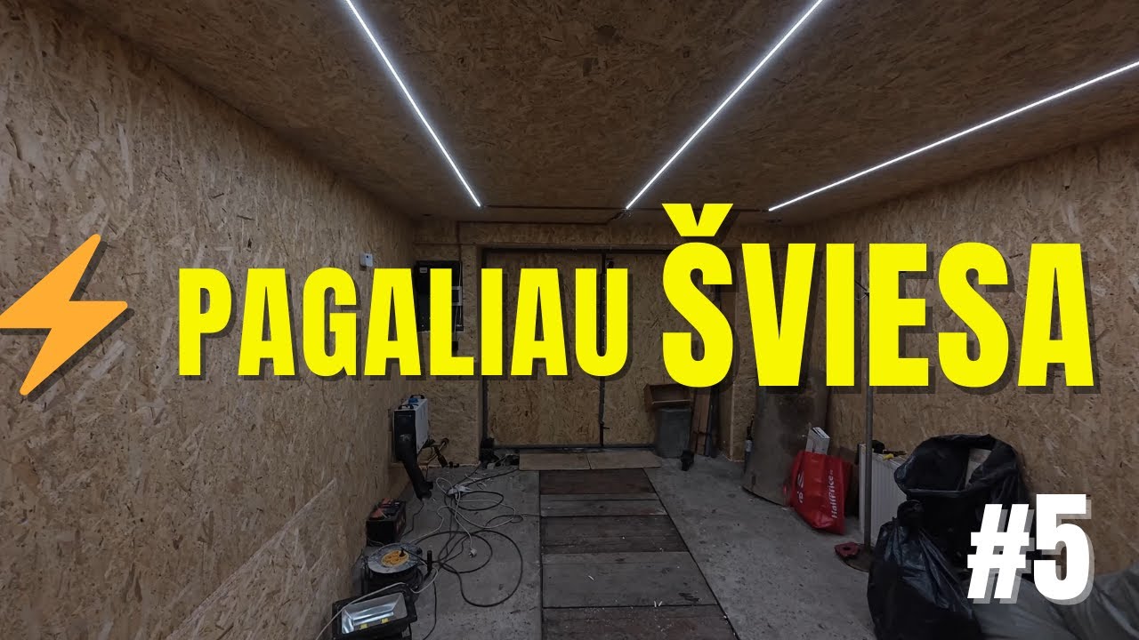 Nusipirkom garažą | ELEKTRA IR APŠVIETIMAS (#6)