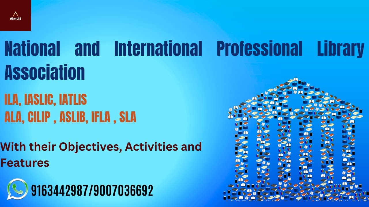 Professional Library Association | ILA IASLIC  IATLIS ALA CILIP  ASLIB IFLA SLA | NET SET DSSSB LIB