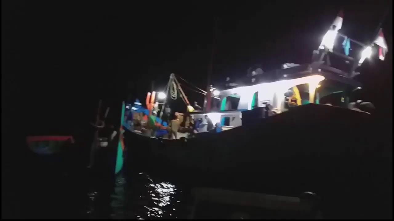 Pukat cincin Nelayan Indonesia Dapat Banyak Ikan, luar biasa hasil tangkapan Nelayan Indonesia