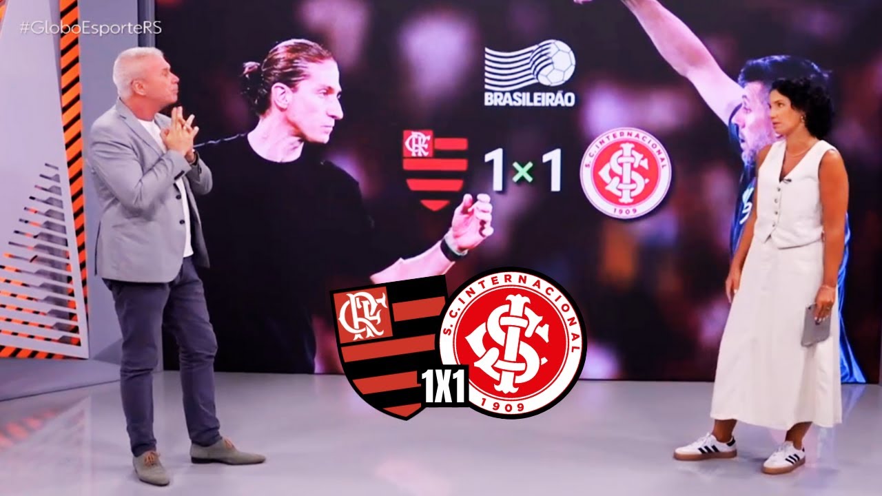 GLOBO ESPORTE RS INTER - INTER FAZ UM JOGAÇO E EMPATA COM O FLAMENGO!