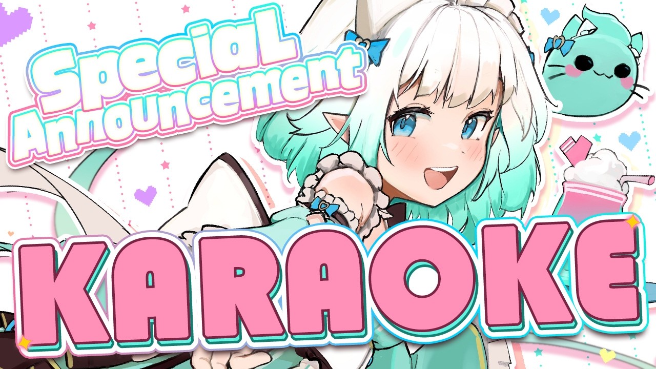 【KARAOKE + Incredible Announcement!】I Missed You, Aiboos! 💚✨【Maid Mint Fantôme】
