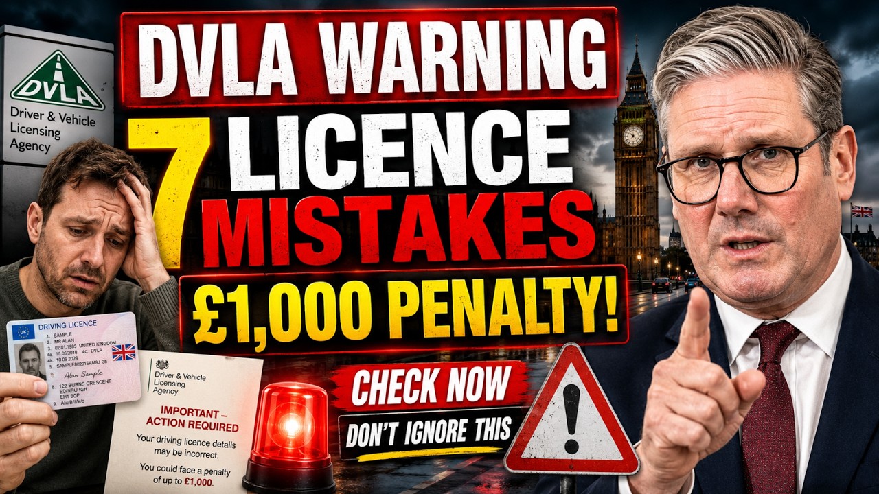 🚨 DVLA Warning: 7 Licence Mistakes That Could Land You a &pound;1,000 Fine