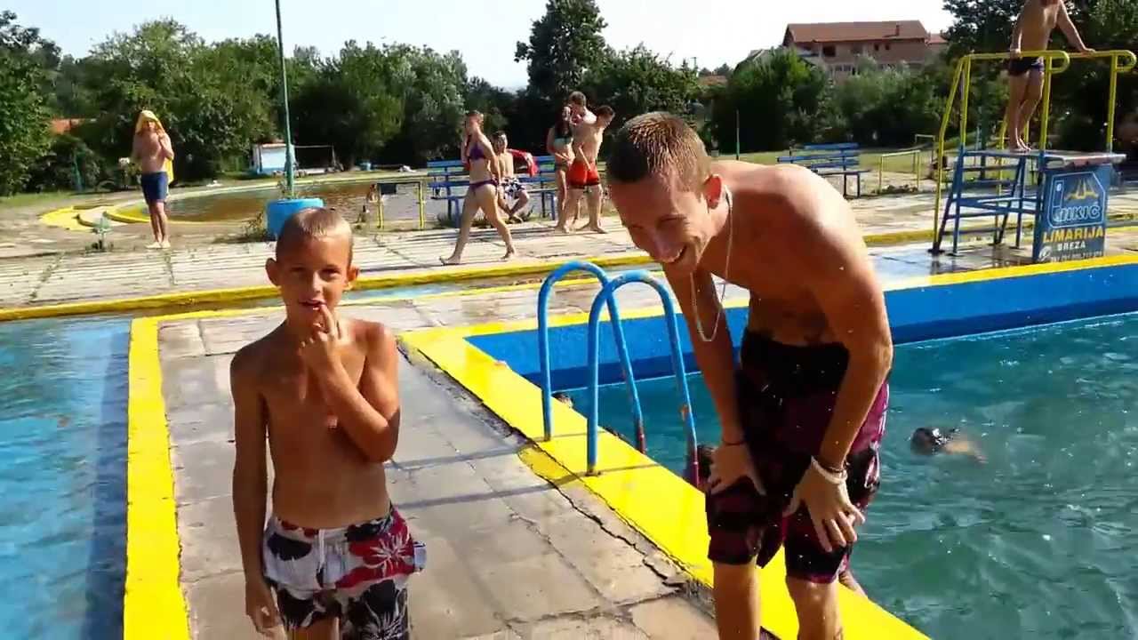 Skakanje u bazen Ada Breza  / Jumping into the pool Ada Breza Challenge Best Fails
