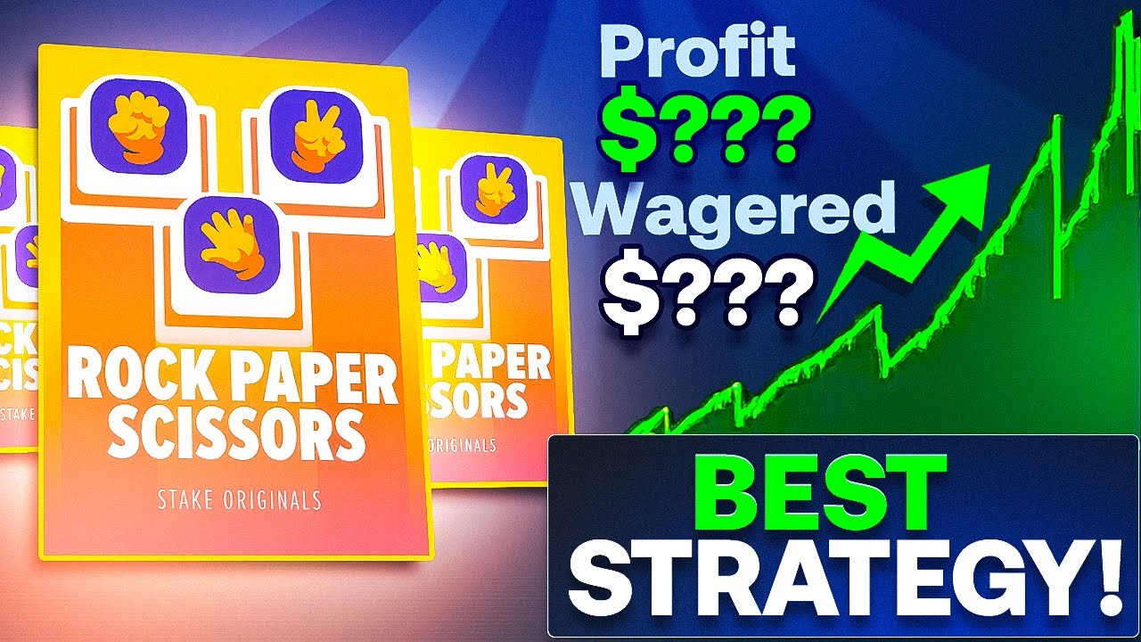 Best ROCK PAPER SCISSORS Strategy on Stake! (2025)