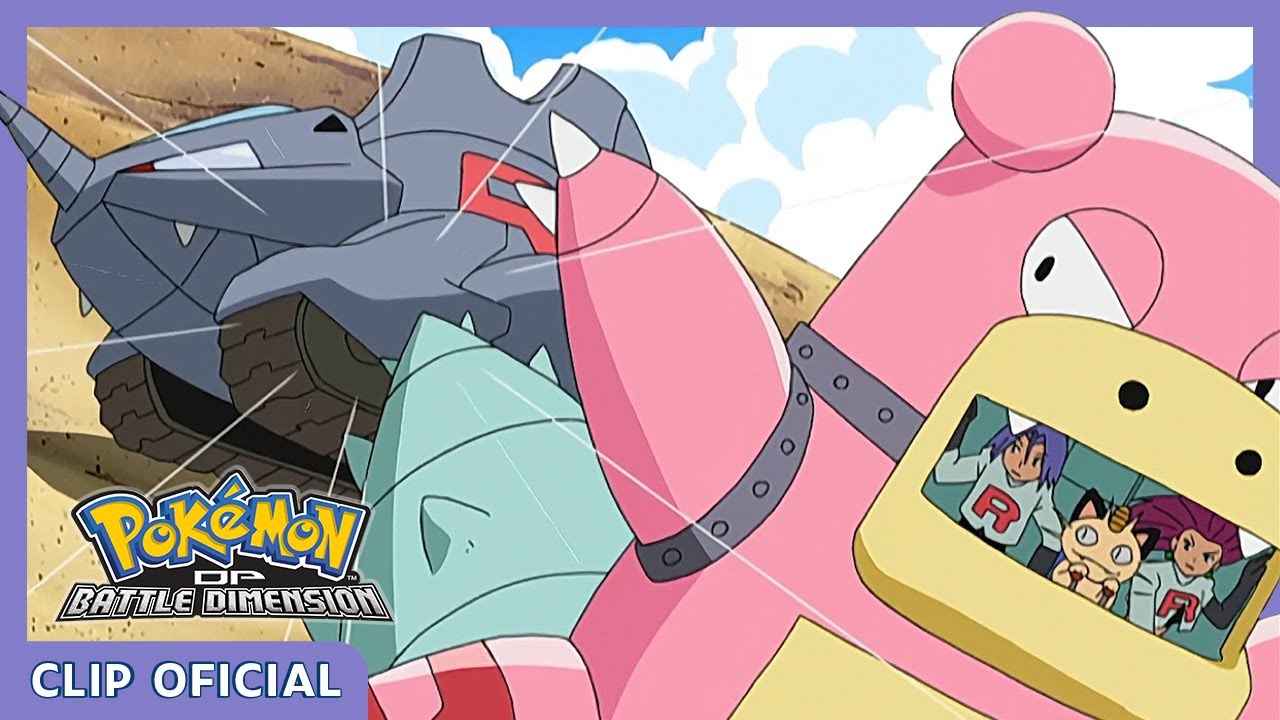 ¡Doble combate de robots del Team Rocket! | Pokémon: DP Battle Dimension | Clip oficial