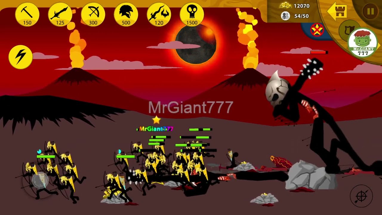 ALL GOLDEN ARCHER HERO VS GRIFFON ZOMBIE BOSS SUPER POWER x9999 | Stick War Legacy Mod | MrGiant777