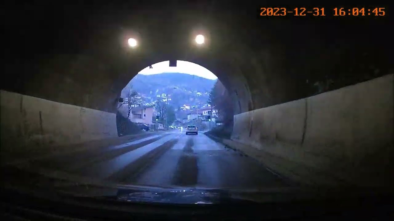 Vožnja: Sunnyland - Bistrik - Bjelave - Dolac Malta #dashcam #december #2023 #visitbosnia #sarajevo