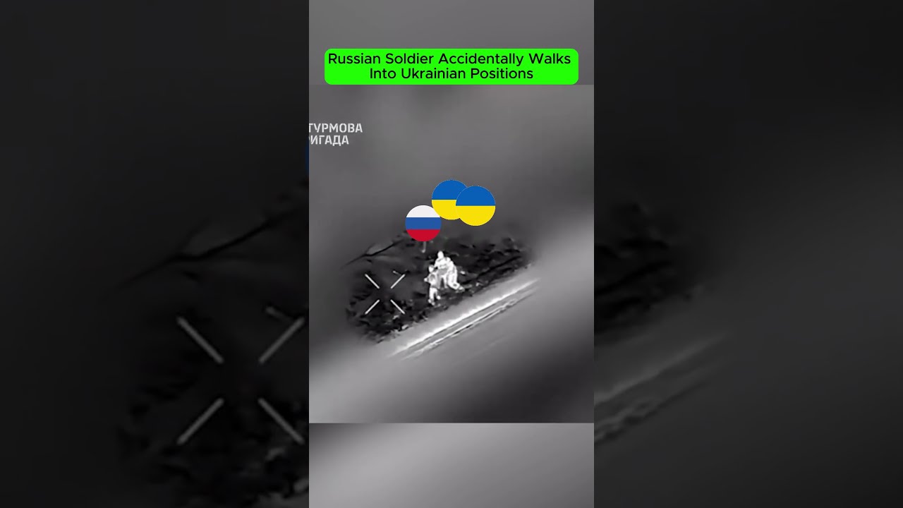 Russian Soldier Follows the Wrong Drone Into Ukrainian Lines | Combat Footage.