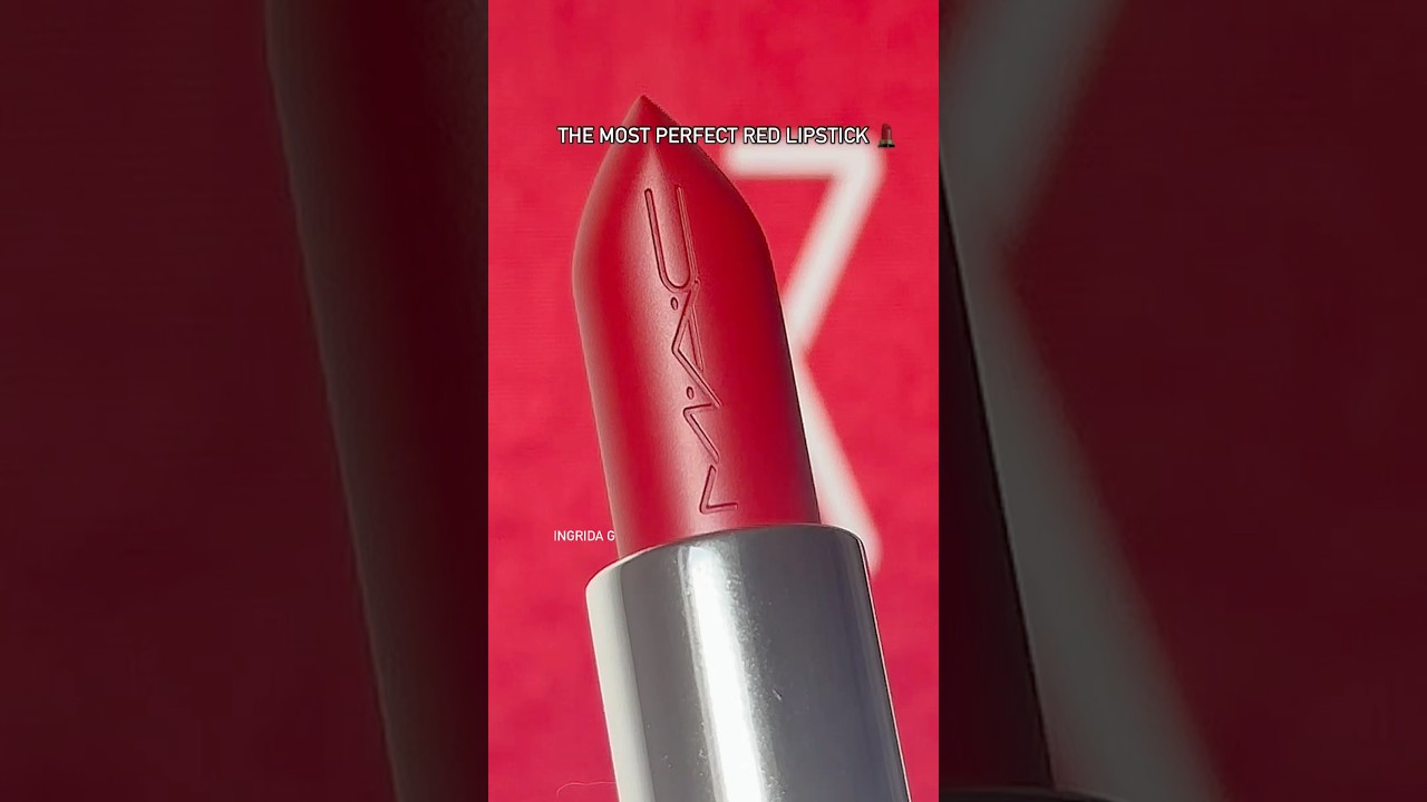 The most Perfect red lipstick 💄 #maccosmetics #maclipstick #redlips #redlipstick